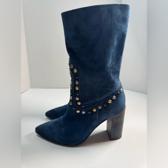 Free People Dakota Studded Western Boot in Blue Moon size 37 6.5 $268 - Picture 6 of 16